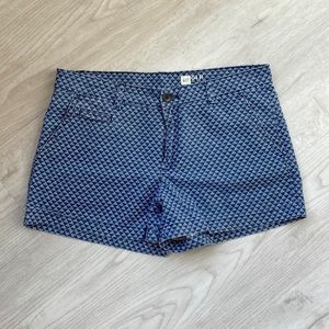 GAP navy Shorts Geometric Two Tone Design Size 4